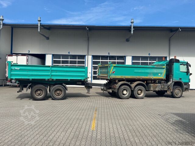 Pašizgāzējs kravas automašīna MERCEDES-BENZ Actros 3344 AK 6x6 Allrad Meiller Bordmatik Klim