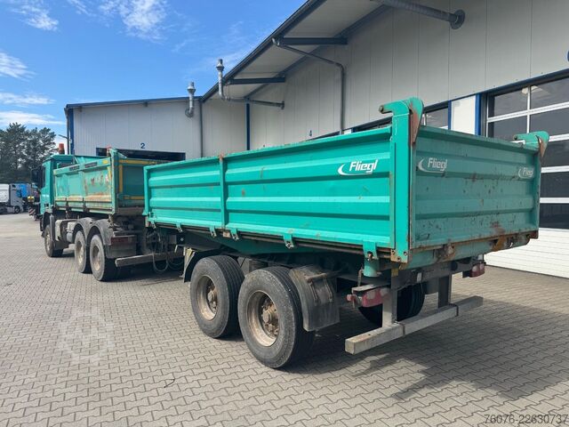 Pašizgāzējs kravas automašīna MERCEDES-BENZ Actros 3344 AK 6x6 Allrad Meiller Bordmatik Klim