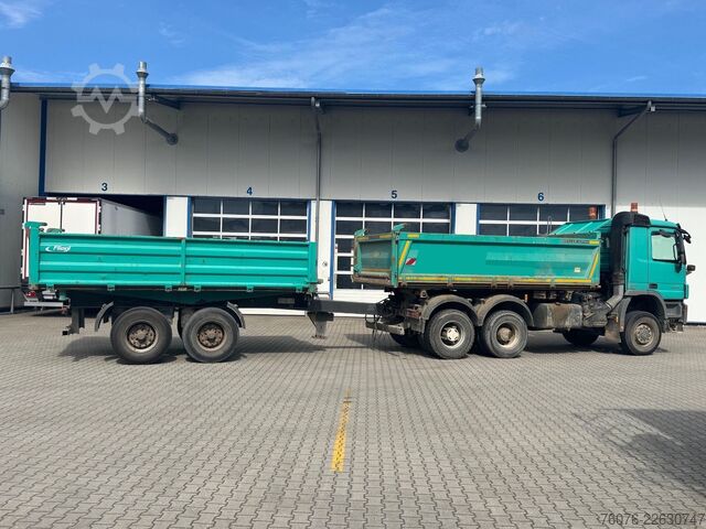 Rơ-moóc ben ba chiều FLIEGL 18t Tandem Stahl 3-Seiten Kipper