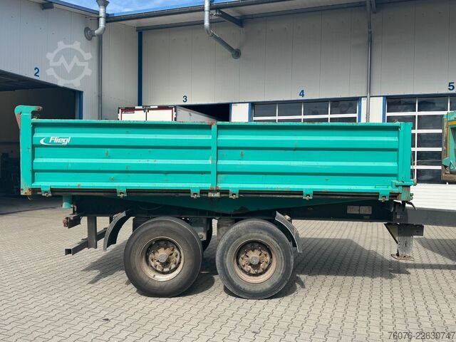 Rơ-moóc ben ba chiều FLIEGL 18t Tandem Stahl 3-Seiten Kipper