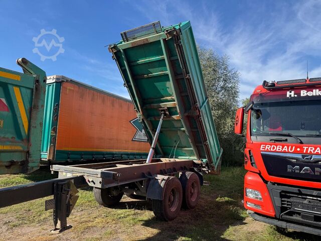 Dreiseitenkipper Anhänger FLIEGL 18t Tandem Stahl 3-Seiten Kipper