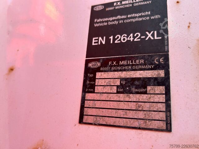 Xe ben ba chiều MERCEDES-BENZ 1835 Arocs 3Skipper MEILLER + PK14501 SLD5 Kran