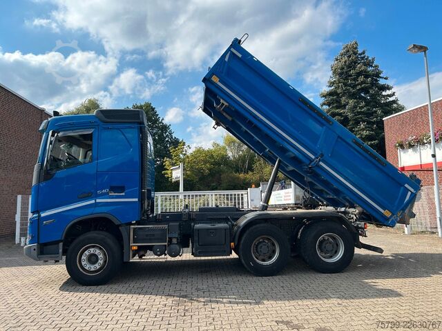 Kolmepoolne kallur VOLVO FH 540 MEILLER 3Skipper + Bordmatik 6x4