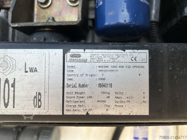 Kühl-/Tiefkühltransport Schmitz Cargobull SKO 24 / Carrier Maxima 1000 -> Not Starting / ...