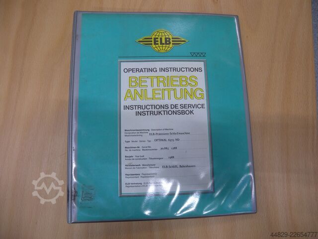 плоскошлифовальный станок ELB-Schliff Optimal 6375 ND