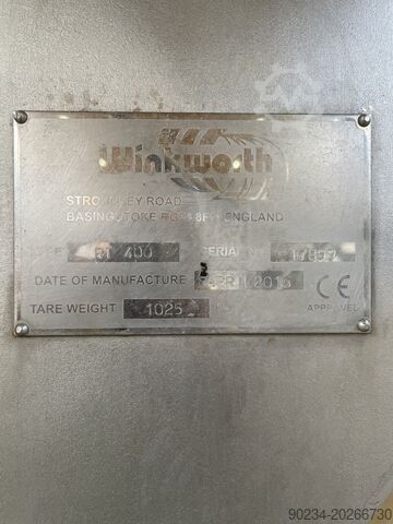 Misturador de alta velocidade tipo arado Winkworth modelo RT400 em aço inoxidável de 400 litros WINKWORTH RT400