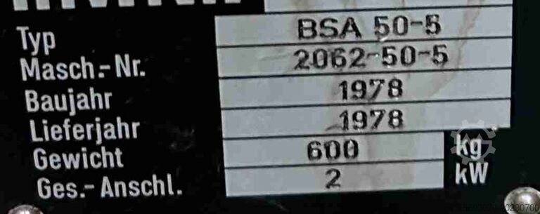 Rectificadora de brocas KLINGEL BSA 50-5