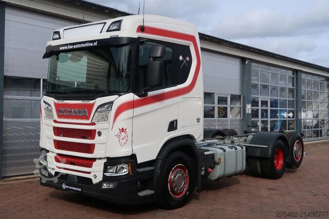 캡이 있는 섀시 Scania R520 V8 NGS 6X2/ FULL AIR/ CHASSIS / PTO-EG661F