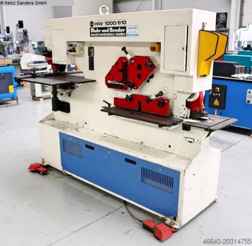Cisailles en acier profilé MUHR & BENDER HIW 1000/610