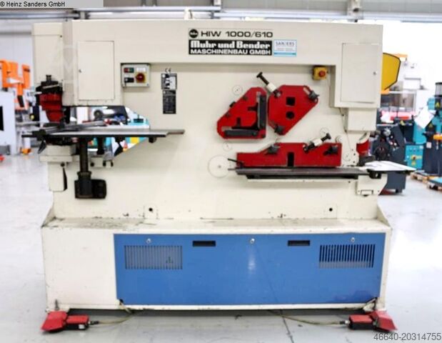 Cisailles en acier profilé MUHR & BENDER HIW 1000/610