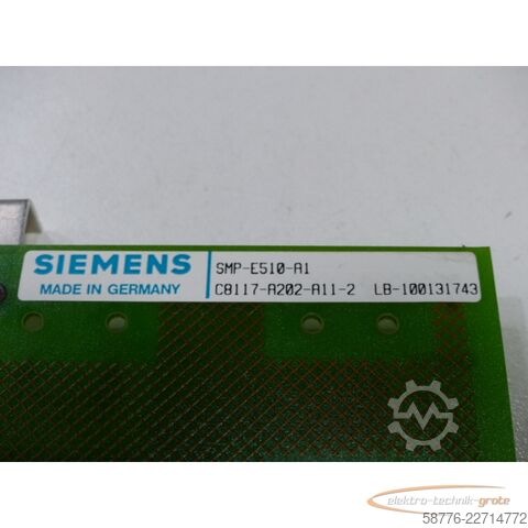 Komponent Siemens C8117-A202-A11-2 Sicomp SMP-E510-A1 Schalterbaugruppe  !