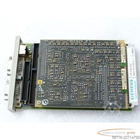 组成部分 Siemens C8451-A17-A16-3A CPU Karte SMP-E35-A162