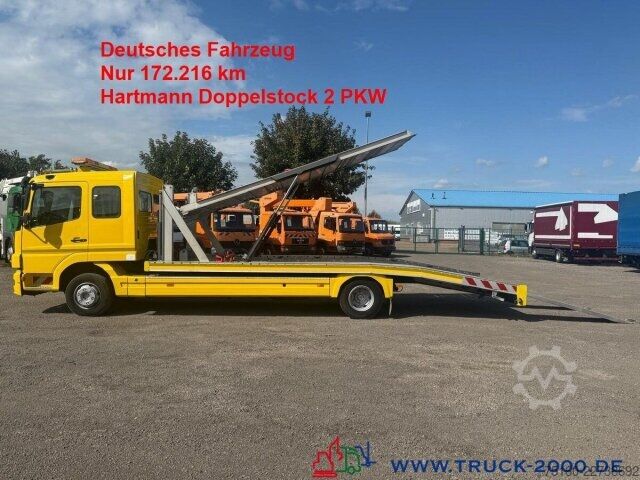 車両運搬トラック Mercedes-Benz Atego 1222 Hartmann Doppelstock original 172TKM