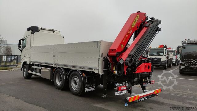 LKW mit Pritsche (offen) Volvo FH 460 6x2 4 Globetrotter FASSI F235