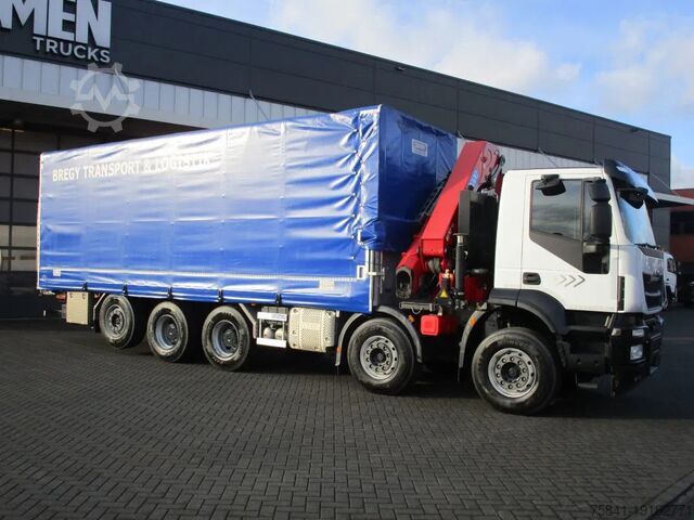 Xe cẩu Iveco Trakker 410T50-5 10x4 Euro 6 HMF 3220 K6 Kraan