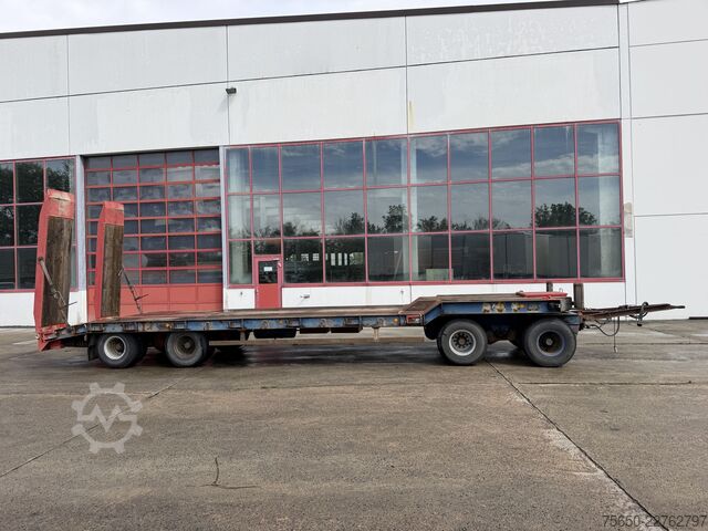 Remolque de plataforma baja Goldhofer TU-4-2x2-31/80  4 Achs Tiefladeranhänger