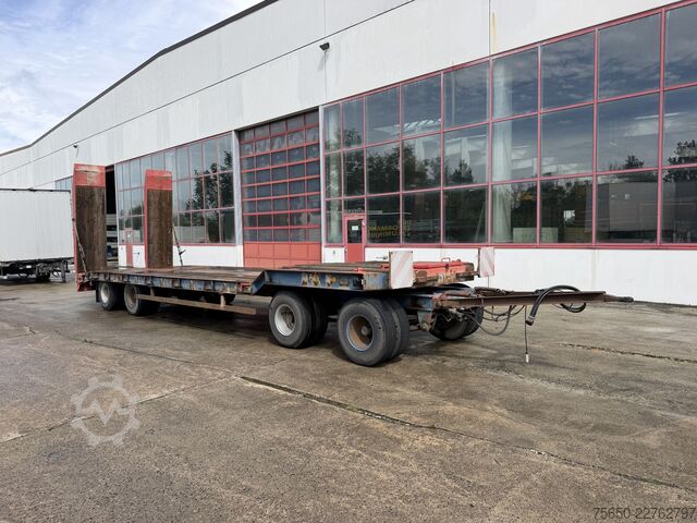 Remolque de plataforma baja Goldhofer TU-4-2x2-31/80  4 Achs Tiefladeranhänger