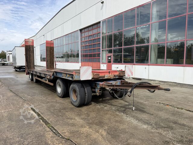 Remolque de plataforma baja Goldhofer TU-4-2x2-31/80  4 Achs Tiefladeranhänger