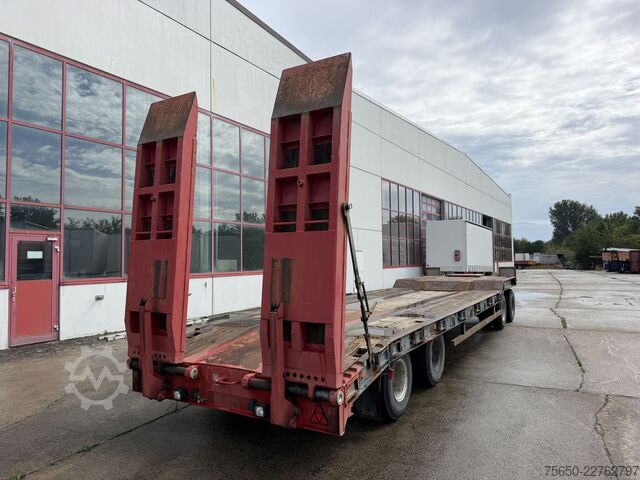 Remolque de plataforma baja Goldhofer TU-4-2x2-31/80  4 Achs Tiefladeranhänger