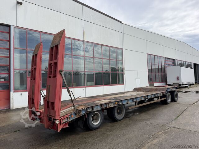 Remolque de plataforma baja Goldhofer TU-4-2x2-31/80  4 Achs Tiefladeranhänger