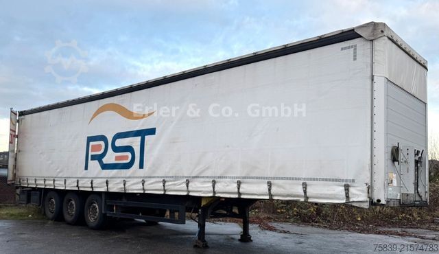 Avoin puoliperävaunu pressulla SCHMITZ CARGOBULL Liftachse, Edscha, Rahmen verzinkt, 385/65