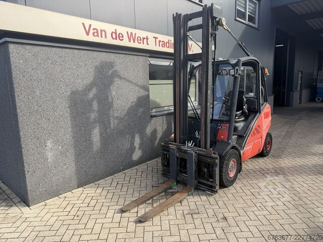 Linde H35D duplex 450, déplacement latéral, positionneur de fourches, 8000 heures, 2008, DIESEL LINDE H35D duplo450 sideshift vorkversteller 8000uur 2008 DIESEL