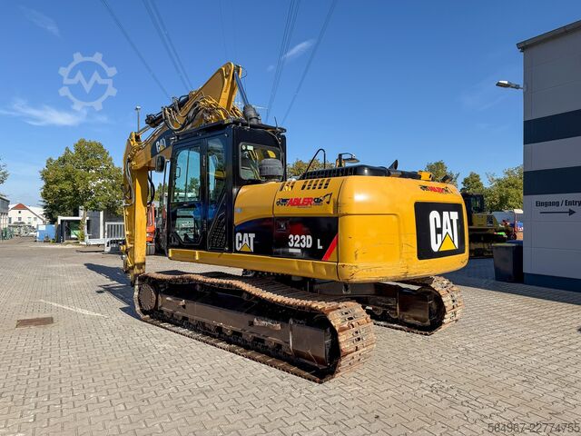 Rupsgraafmachine Caterpillar 323 D Verstellausleger Klimaauto.