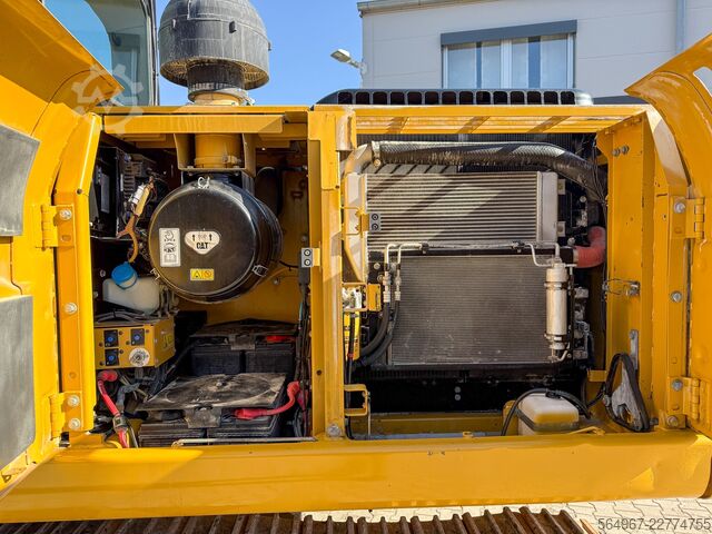 Rupsgraafmachine Caterpillar 323 D Verstellausleger Klimaauto.