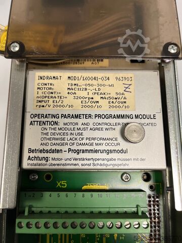 Stromversorgung und Frequenzumrichter INDRAMAT 