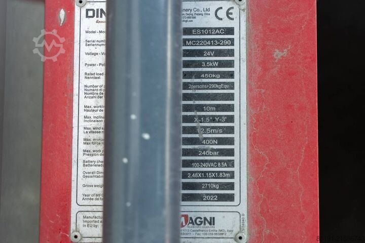 Saksinostin Magni ES 1012 AC