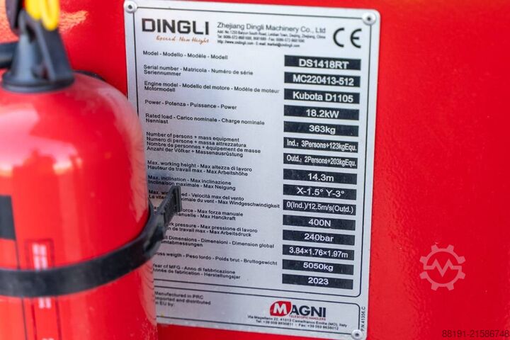 Saksinostin Magni DS 1418 RT