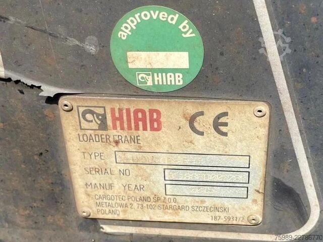 Kraana veoauto Scania P410  6x4 HIAB  X-HIDOU 188 E-5, RETARDER, WHEE...
