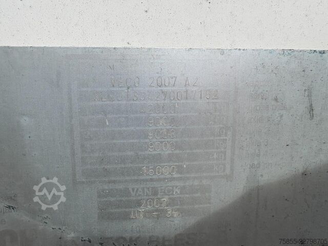 Koffer Van Eck UT-3B Iso Box / Steering-Lenkung / NL Trailer /...