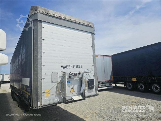 Auflieger mit Pritsche & Plane Schmitz Cargobull Semitrailer Curtainsider Mega