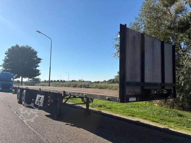 Atrelado da plataforma Groenewegen DRO-12-20 2-Axle Platform / BPW Axlel / Drumbra...