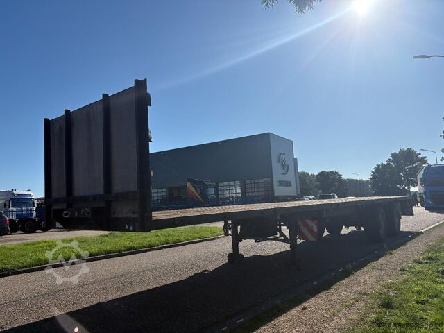 Atrelado da plataforma Groenewegen DRO-12-20 2-Axle Platform / BPW Axlel / Drumbra...