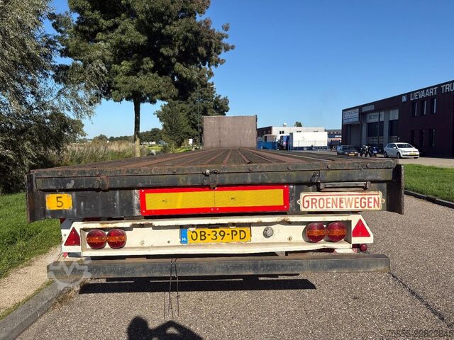 Platform römorku Groenewegen DRO-12-20 2-Axle Platform / BPW Axlel / Drumbra...