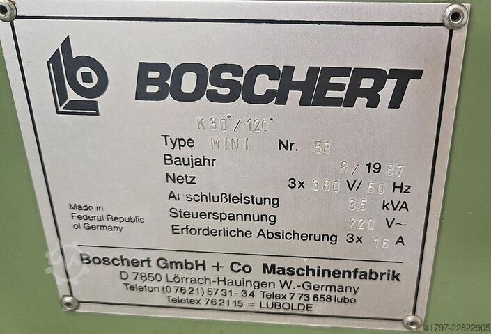 Stroj za izrezivanje utora Boschert Mini Boschert Mini