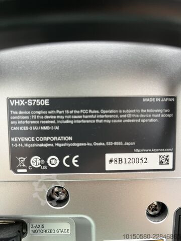 вимірювальна система Keyence VHX-S750E
