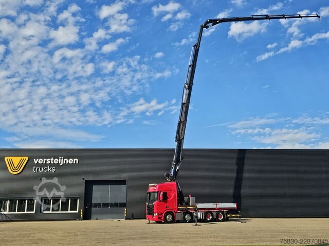 Standard-SZM Scania R650 V8 8x4 / HMF 9520 + JIB + WINCH / 140.000 ...