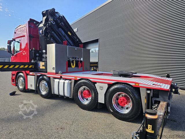 Standard-SZM Scania R650 V8 8x4 / HMF 9520 + JIB + WINCH / 140.000 ...