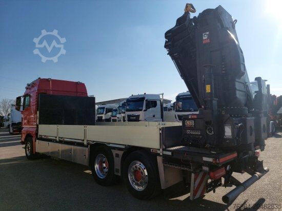 LKW mit Pritsche (offen) MAN TGX 26.510 BL PRITSCHE, INTARDER, HIAB X-HIPRO 558EP-5, ALU-FELGEN, LENKACHSE,