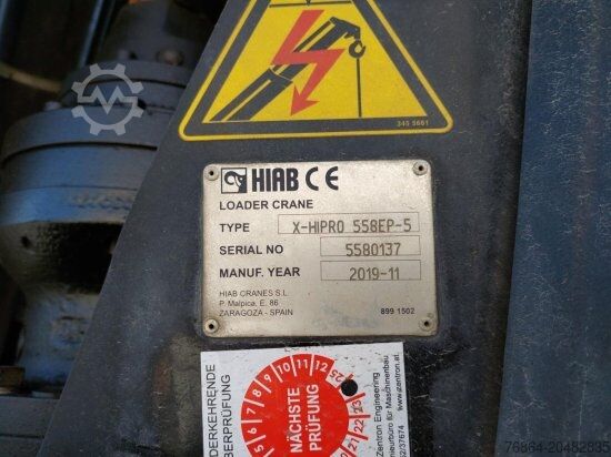 Flatbed truck MAN TGX 26.510 BL PRITSCHE, INTARDER,   HIAB X-HIPRO 558EP-5,  ALU-FELGEN, LENKACHSE,