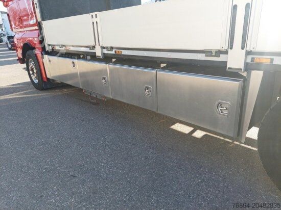 LKW mit Pritsche (offen) MAN TGX 26.510 BL PRITSCHE, INTARDER, HIAB X-HIPRO 558EP-5, ALU-FELGEN, LENKACHSE,