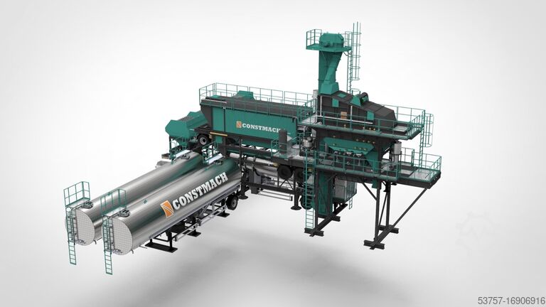 Asphaltmischanlage Mobile 160 TPH drum mix asphalt plant Mobile 160 TPH drum mix asphalt plant