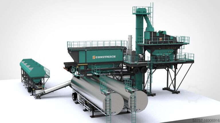 Asphaltmischanlage Mobile 160 TPH drum mix asphalt plant Mobile 160 TPH drum mix asphalt plant