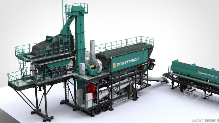 Asphaltmischanlage Mobile 160 TPH drum mix asphalt plant Mobile 160 TPH drum mix asphalt plant
