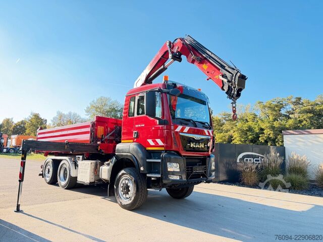 Autokran MAN TGS 28.440 6x4-4 ALLRAD KRAN 16m KIPPER