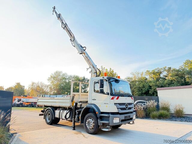Kipper LKW MERCEDES-BENZ Axor 1833 4x2 Kipper Kran 13m FUNK AHK