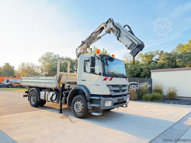 Kipper LKW MERCEDES-BENZ Axor 1833 4x2 Kipper Kran 13m FUNK AHK